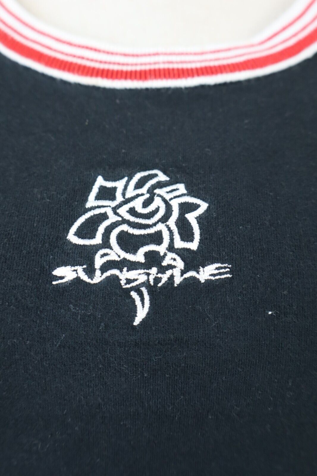 MAGLIA CROP TOP DONNA M WOMAN T-SHIRT STREETWEAR STAMPA LOGO URBAN Y2K 2000'S