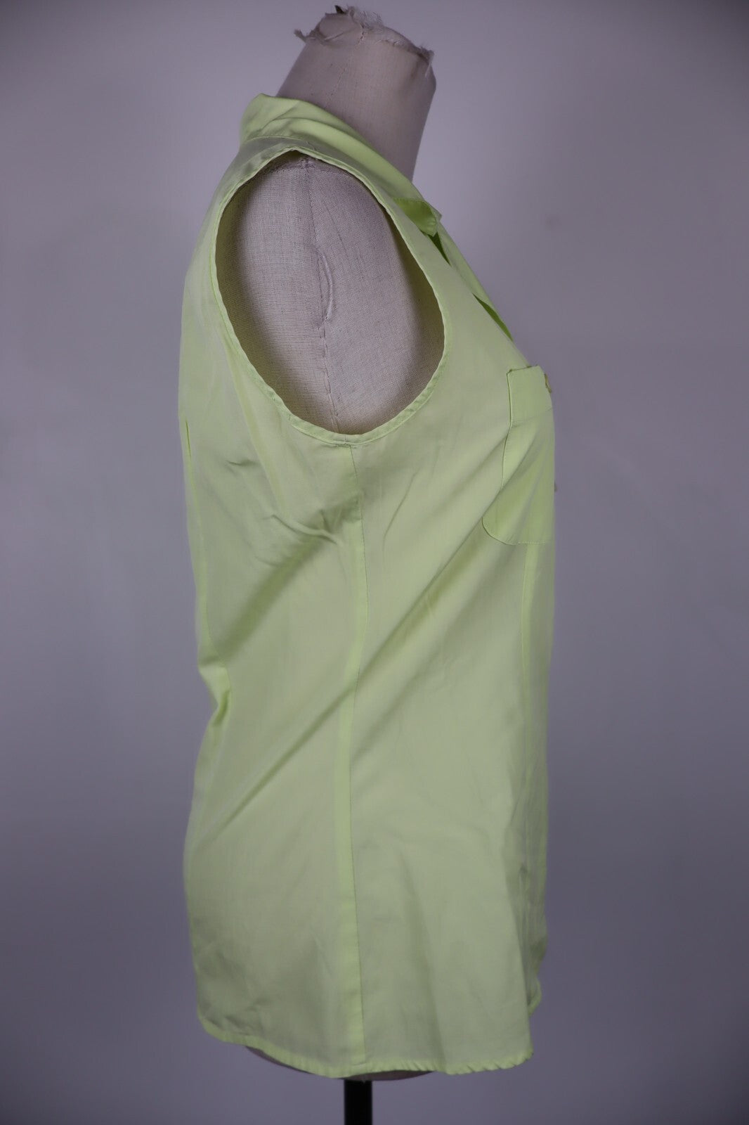 MAX MARA CAMICIA SMANICATA DONNA TG. 44 WOMAN SHIRT CASUAL VINTAGE COTONE