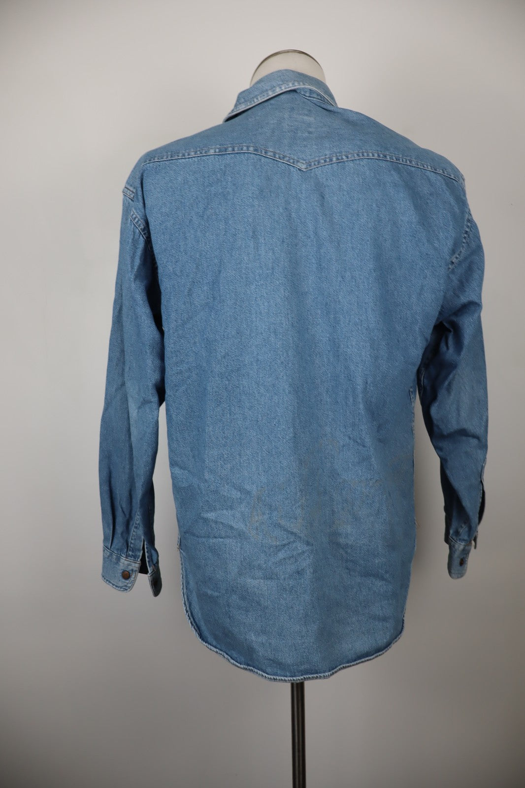 CASUCCI CAMICIA JEANS UOMO COTONE TG S MAN CASUAL VINTAGE SHIRT COTTON DENIM