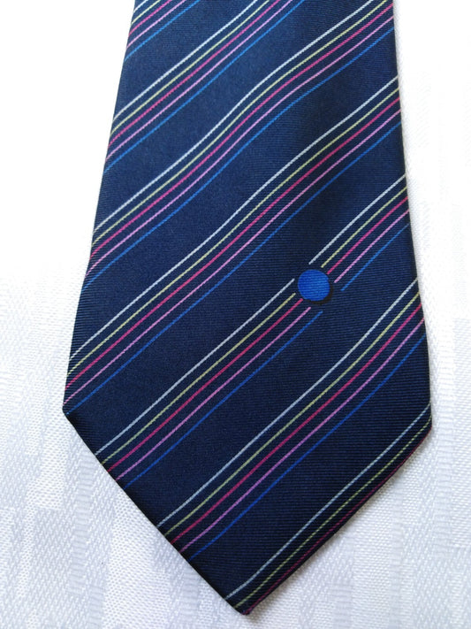 NAZARENO GABRIELLI 100% SETA SILK TIE CRAVATTA NECKTIE VINTAGE CLASSIC ITALY