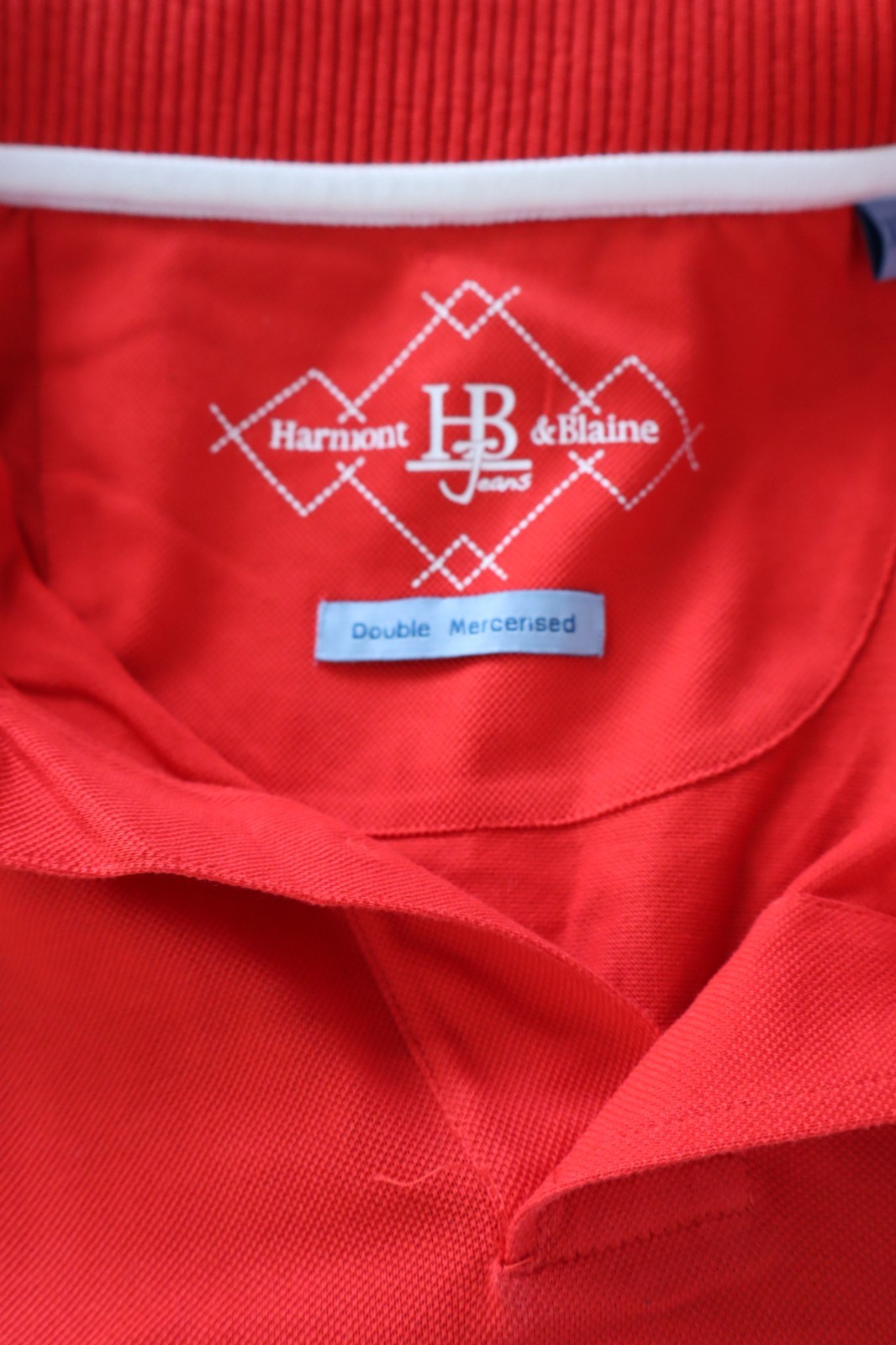 HARMONT & BLAINE JEANS MAGLIA POLO UOMO TG. XL MAN CASUAL VINTAGE 100% COTONE