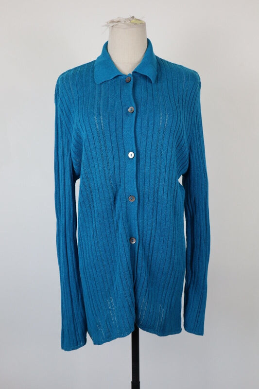 MARELLA MAGLIONE CARDIGAN DONNA Tg M WOMAN CASUAL SWEATER VINTAGE COTONE