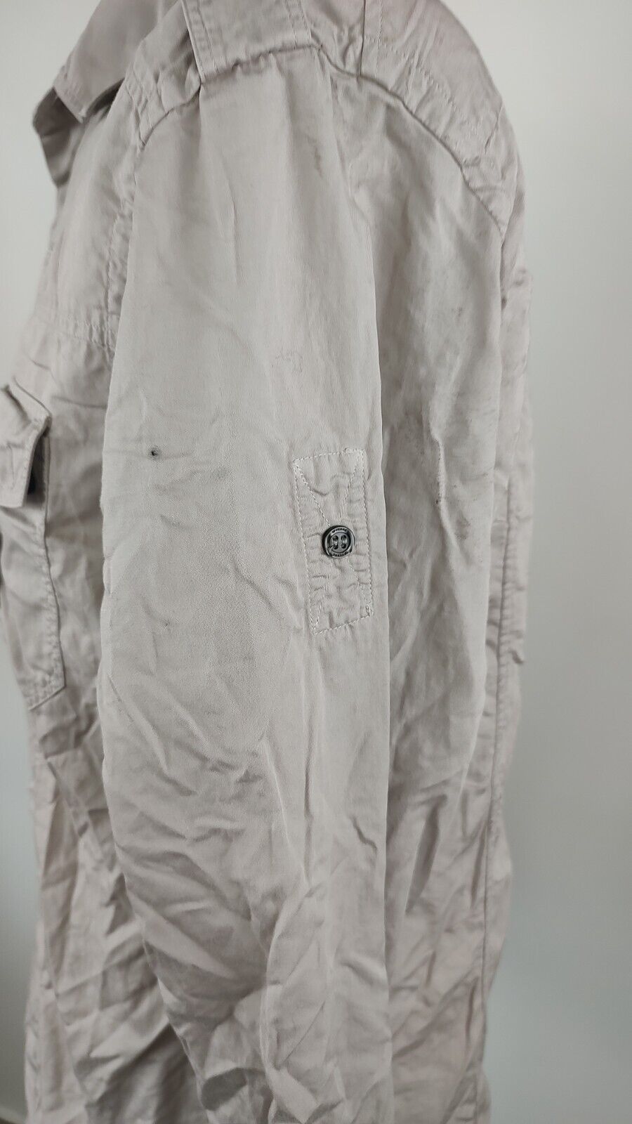 GIANFRANCO FERRE' JEANS CAMICIA UOMO COTONE TG 38 / 52  MAN CASUAL VINTAGE SHIRT