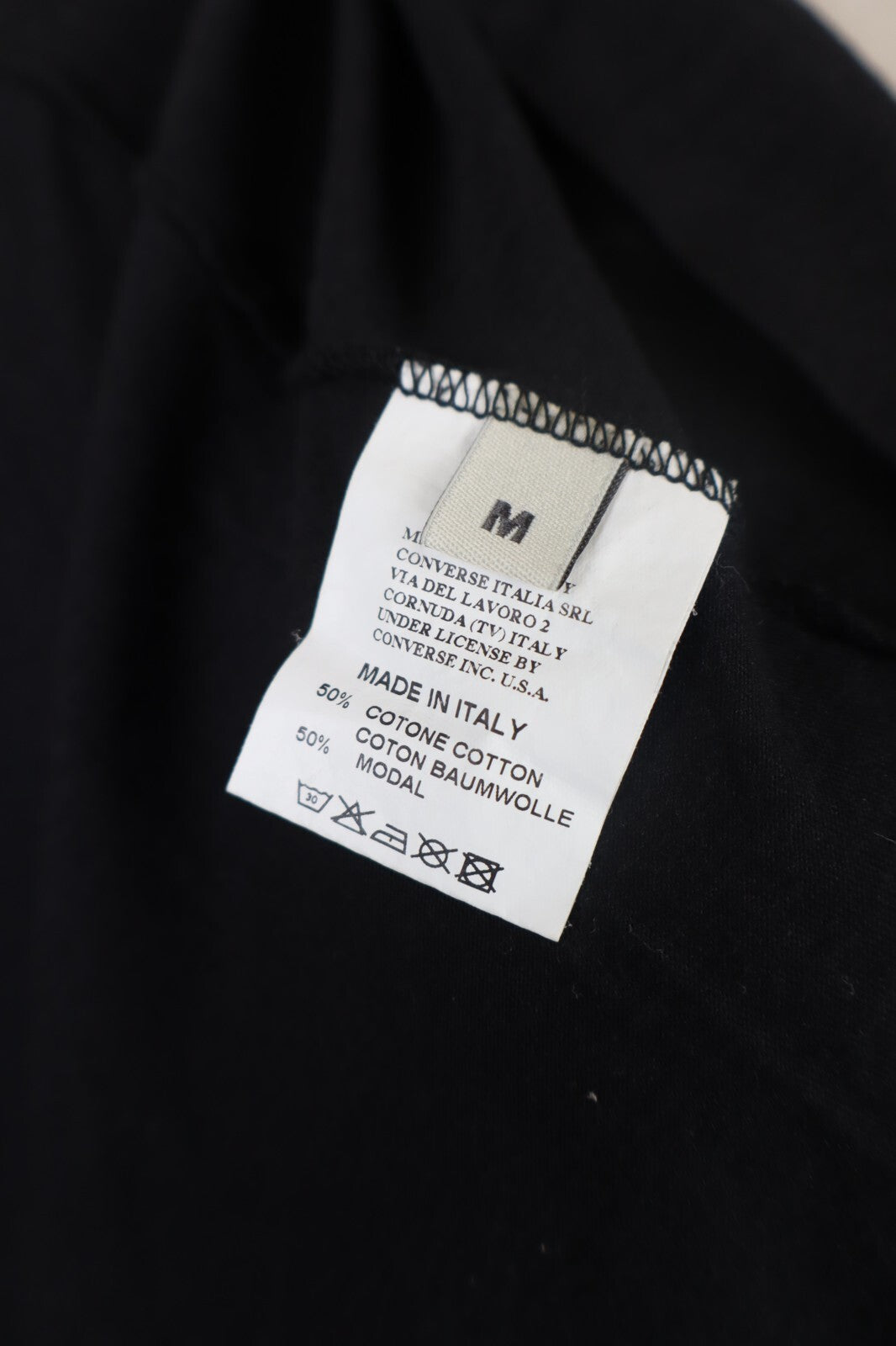 CONVERSE ALL STAR MAGLIA DONNA TG. M WOMAN CASUAL VINTAGE T-SHIRT  TOP LOGO