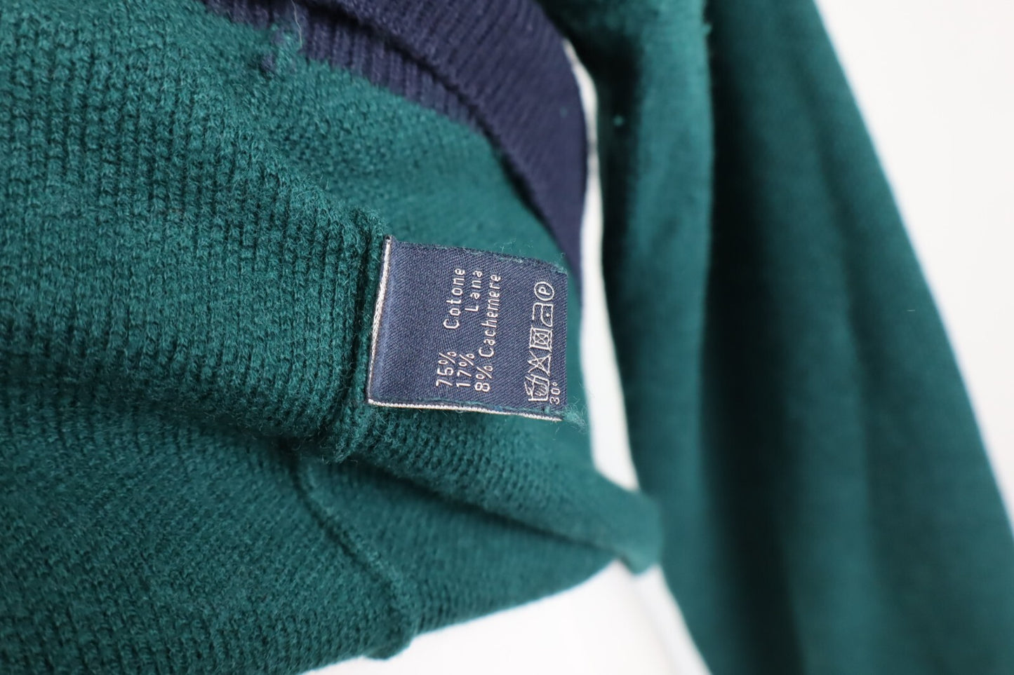 HARMONT & BLAINE MAGLIONE UOMO Tg. XL MAN SWEATER CASUAL COTONE CASHMERE LANA