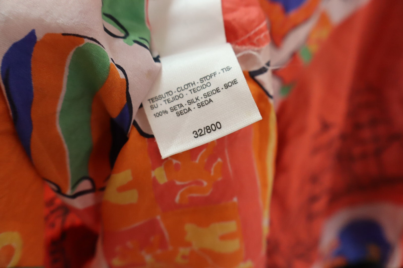 MARELLA CAMICIA DONNA TG. 42 WOMAN SHIRT CASUAL VINTAGE SETA SILK BANDIERE FLAGS