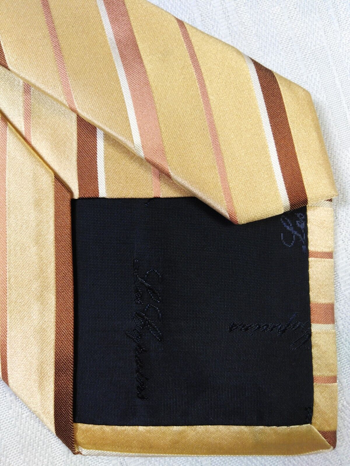 LES COPAINS 100% SILK TIE SETA CRAVATTA NECKTIE MADE IN ITALY