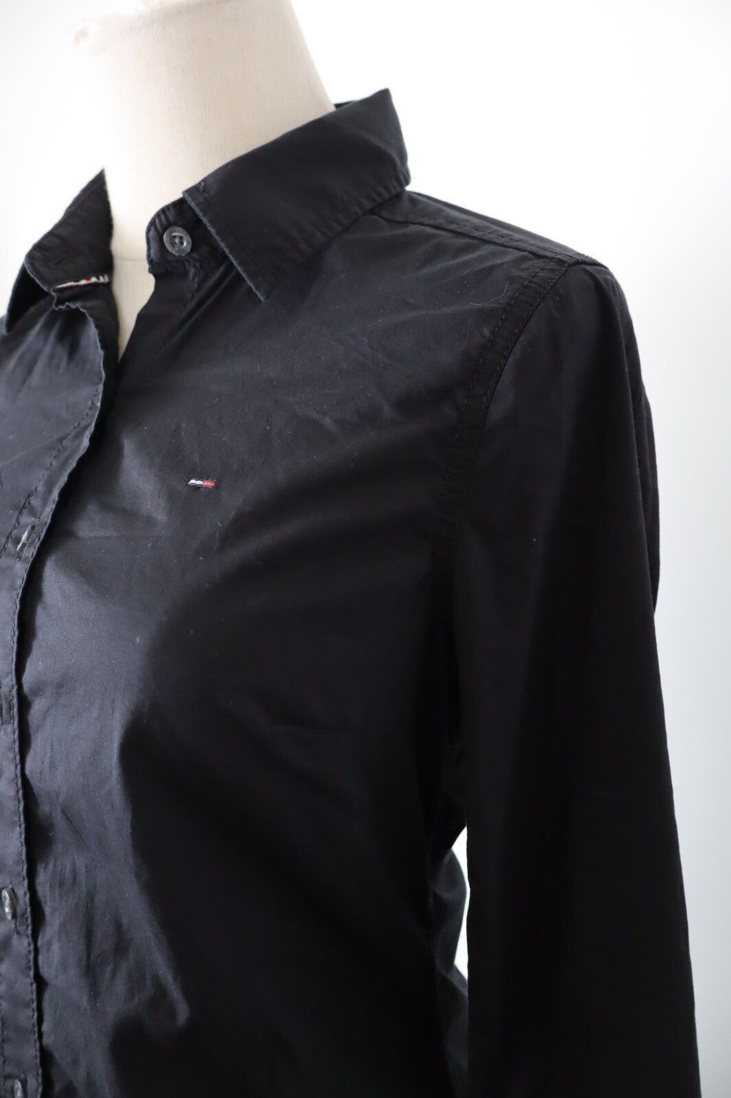 TOMMY HILFIGER CAMICIA DONNA TG. S WOMAN SHIRT CASUAL VINTAGE COTONE COTTON