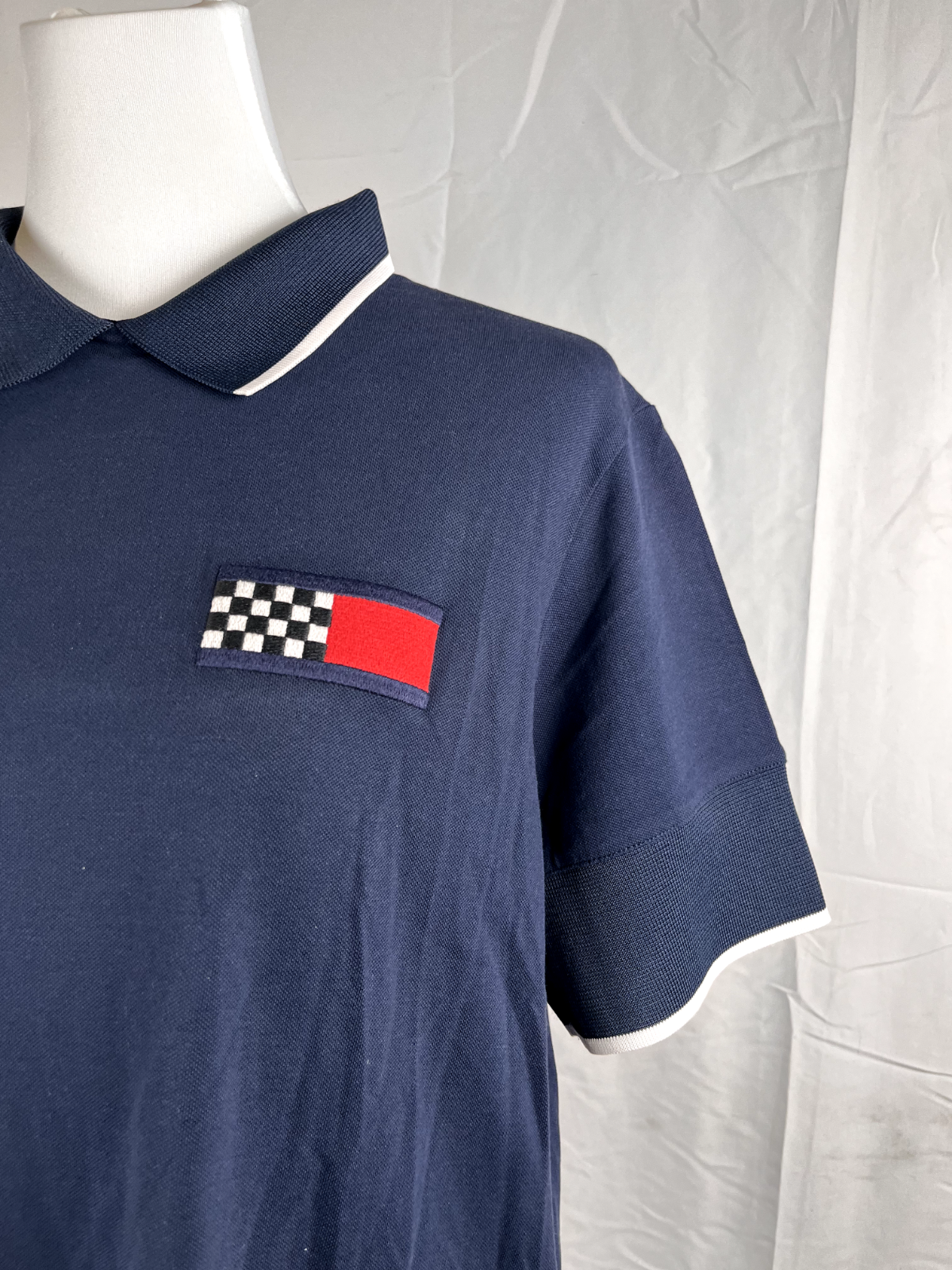 TOMMY HILFIGER POLO MAGLIA DONNA COTONE TG 2XL WOMAN SHIRT CASUAL VINTAGE COTTON