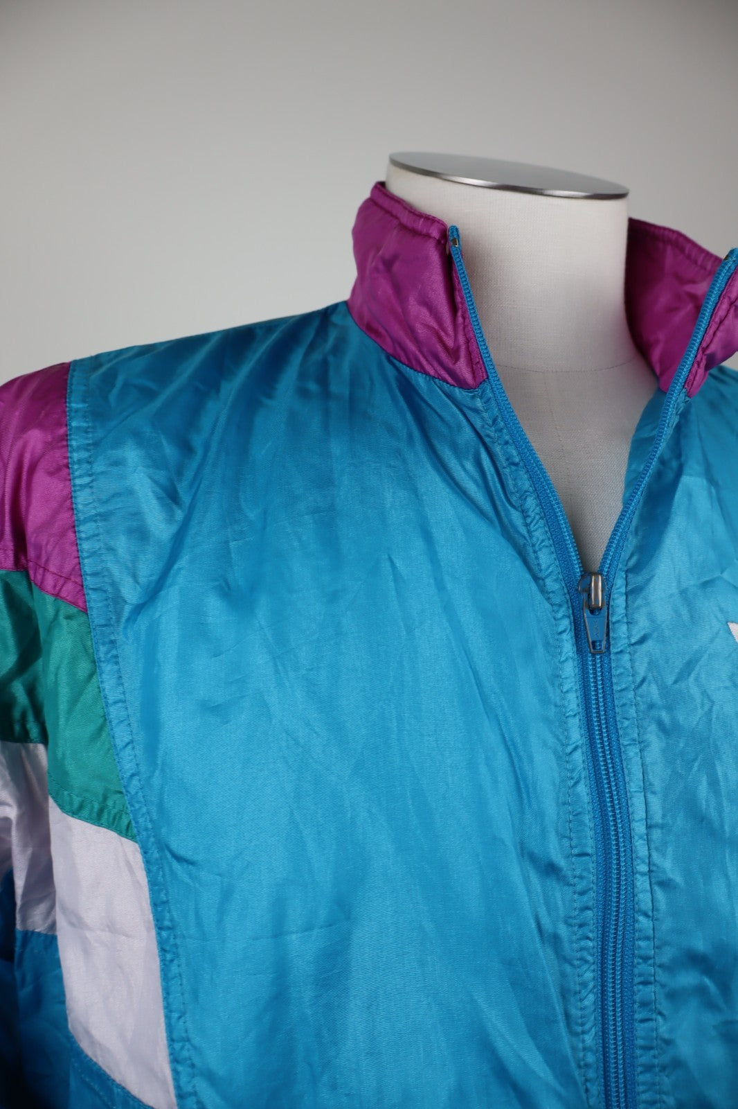 ADIDAS GIACCA '80 SPORTIVA UOMO Tg. D4 MAN CASUAL SPORT JACKET VINTAGE CON ZIP