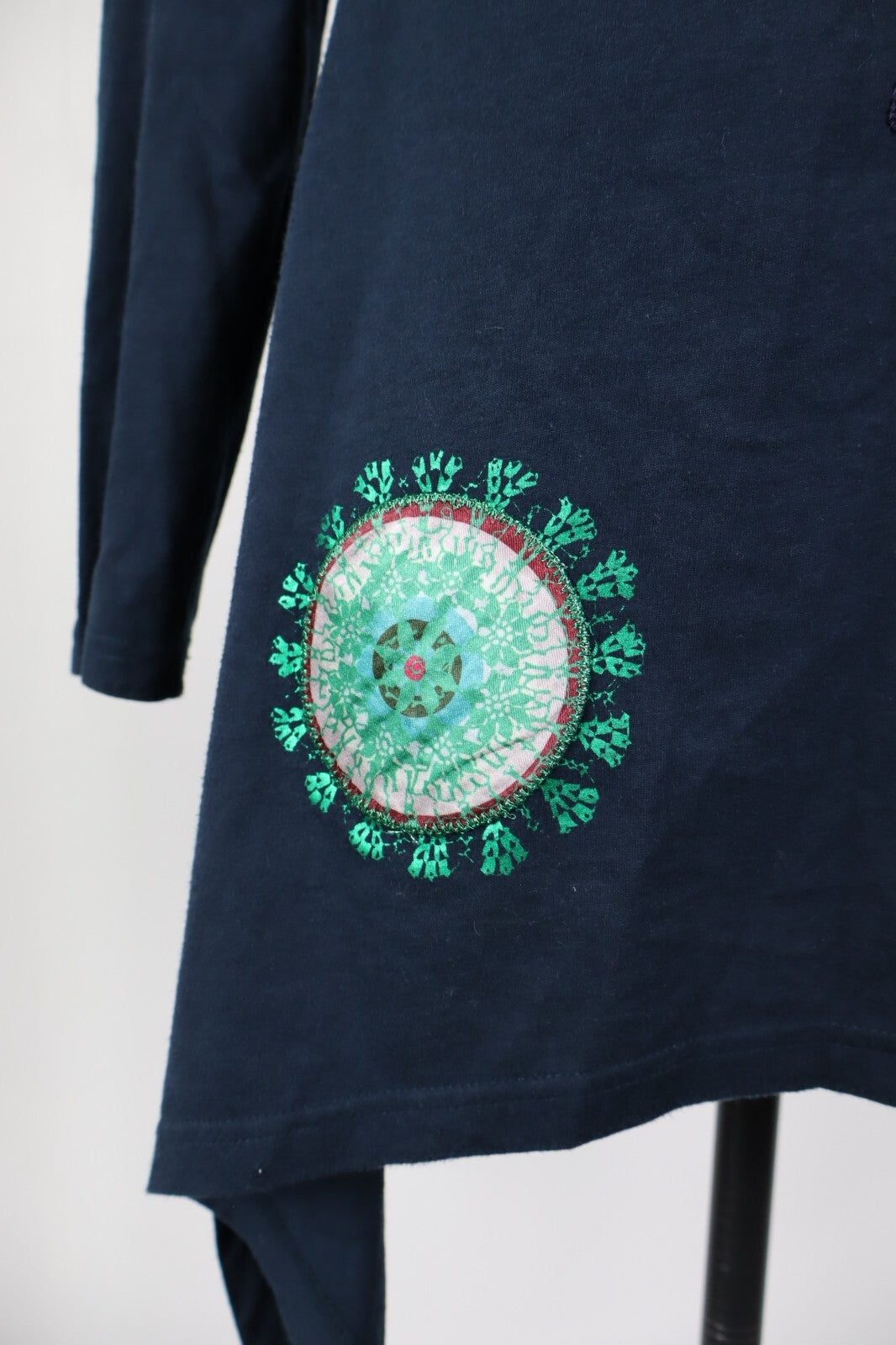 DESIGUAL VESTITO ABITO DONNA TG. XS WOMAN CASUAL VINTAGE DRESS COTONE