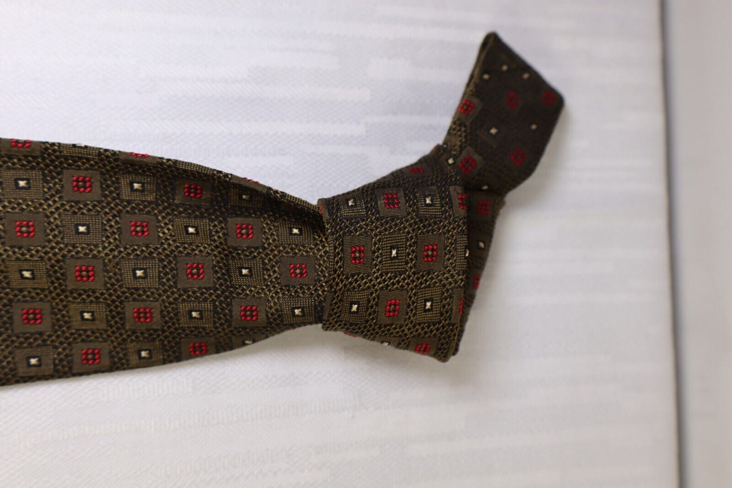 HUBERT PER NINO TOLA 100%  SILK TIE SETA CRAVATTA NECKTIE MADE IN ITALY CLASSIC