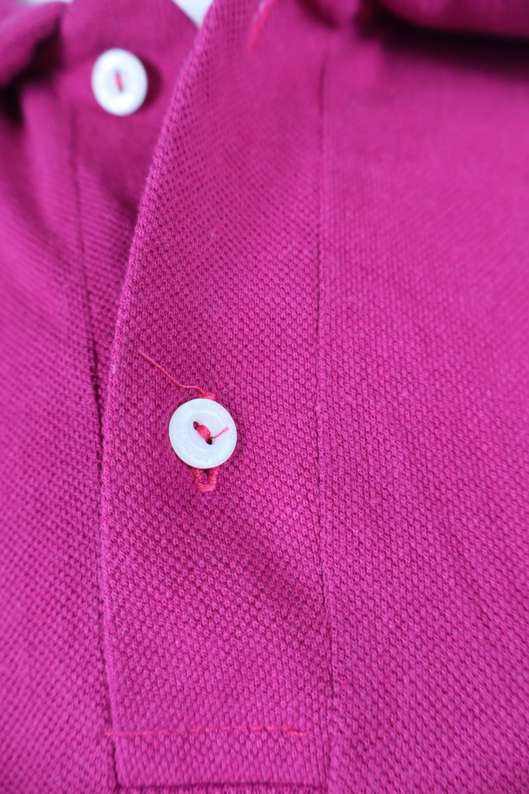 LACOSTE MAGLIA POLO UOMO COTONE TG. M MAN COTTON T-SHIRT CASUAL VINTAGE LOGO