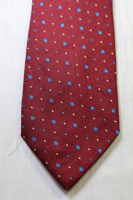 ROXY 100%  SILK TIE SETA CRAVATTA NECKTIE MADE IN ITALY