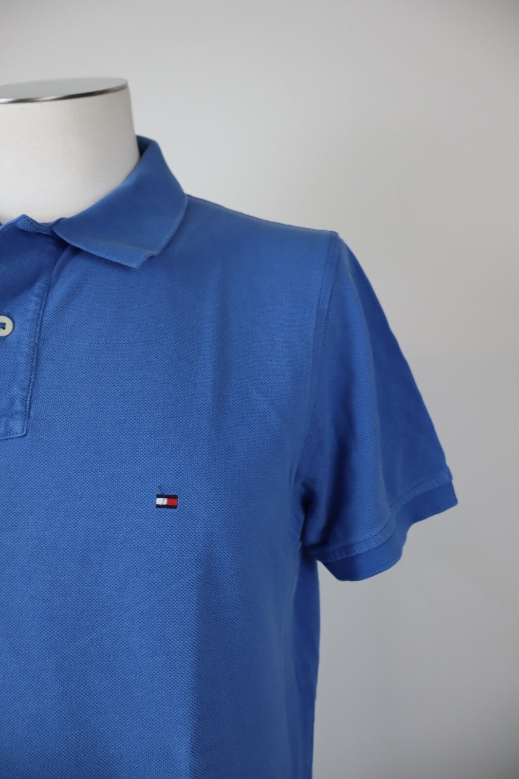 TOMMY HILFIGER MAGLIA POLO UOMO TG. L MAN POLO SHIRT CASUAL VINTAGE
