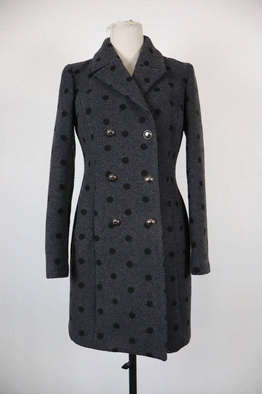 LIU JO CAPPOTTO DONNA COAT Tg 42 WOMAN VINTAGE CASUAL JACKET GIACCA LANA