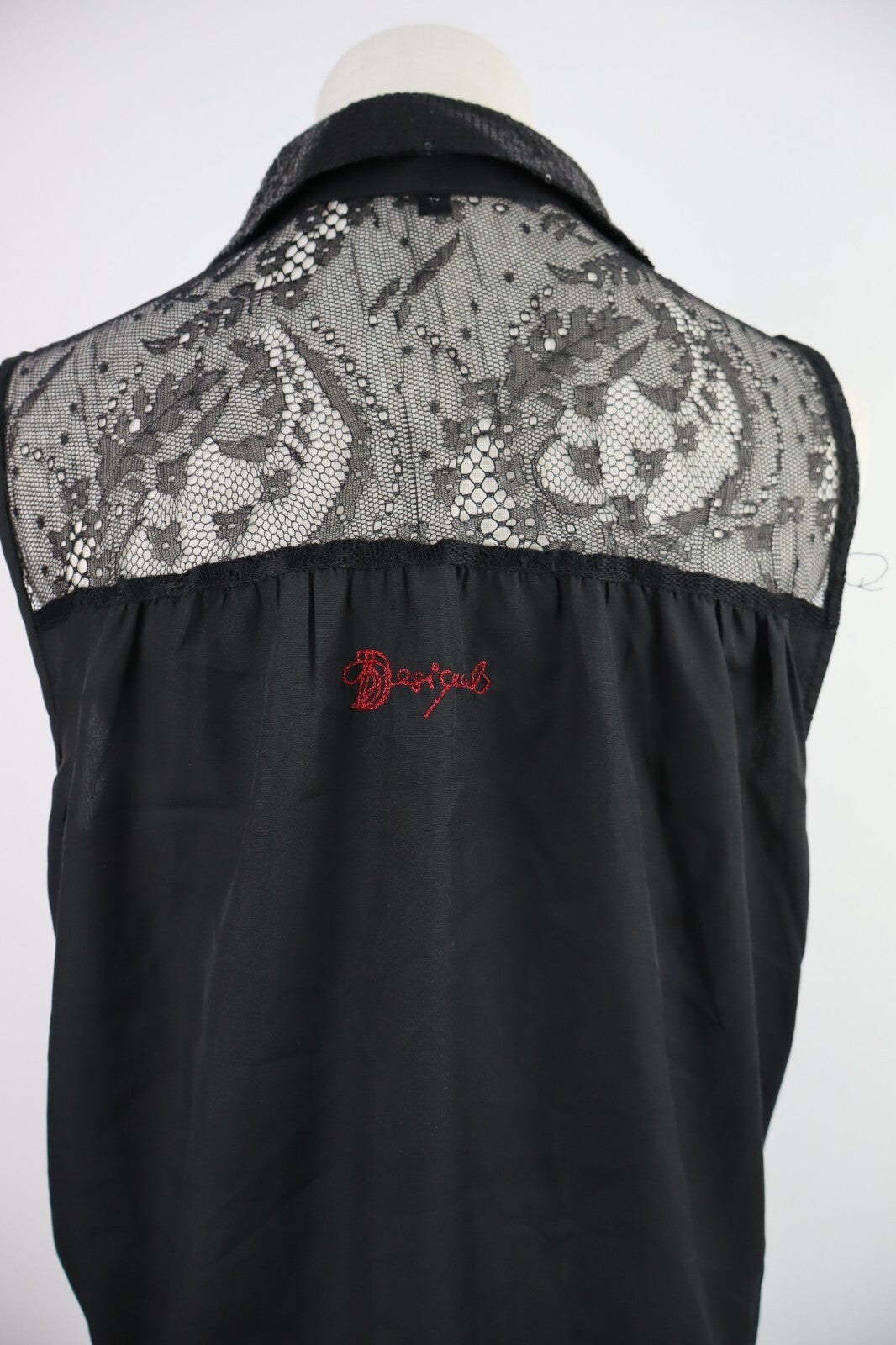 DESIGUAL CAMICIA SMANICATA DONNA TG. XL WOMAN SHIRT CASUAL VINTAGE