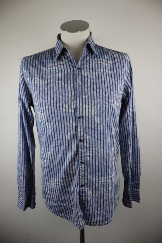 DESIGUAL CAMICIA COTONE SHIRT UOMO TG M  MAN VINTAGE CASUAL LOGO