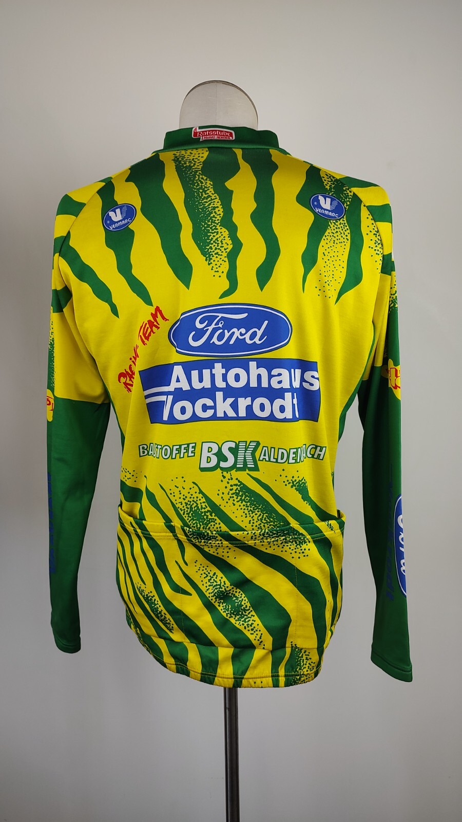 VERMAC SPORT MAGLIA CICLISMO UOMO TG. XL MAN SHIRT BIKE VINTAGE