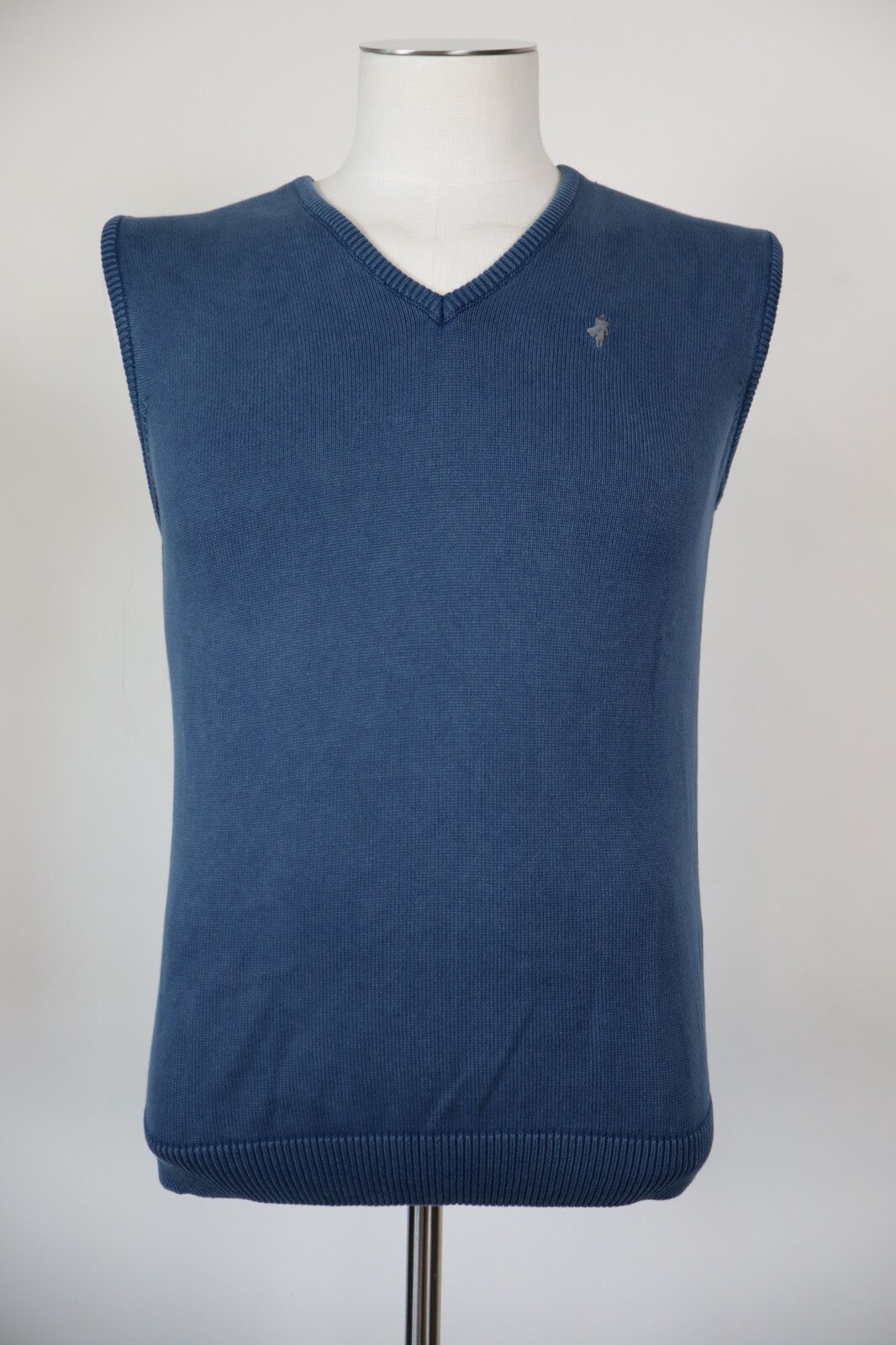 MARLBORO MAGLIONE SMANICATO COTONE GILET UOMO Tg. S SWEATER MAN CASUAL