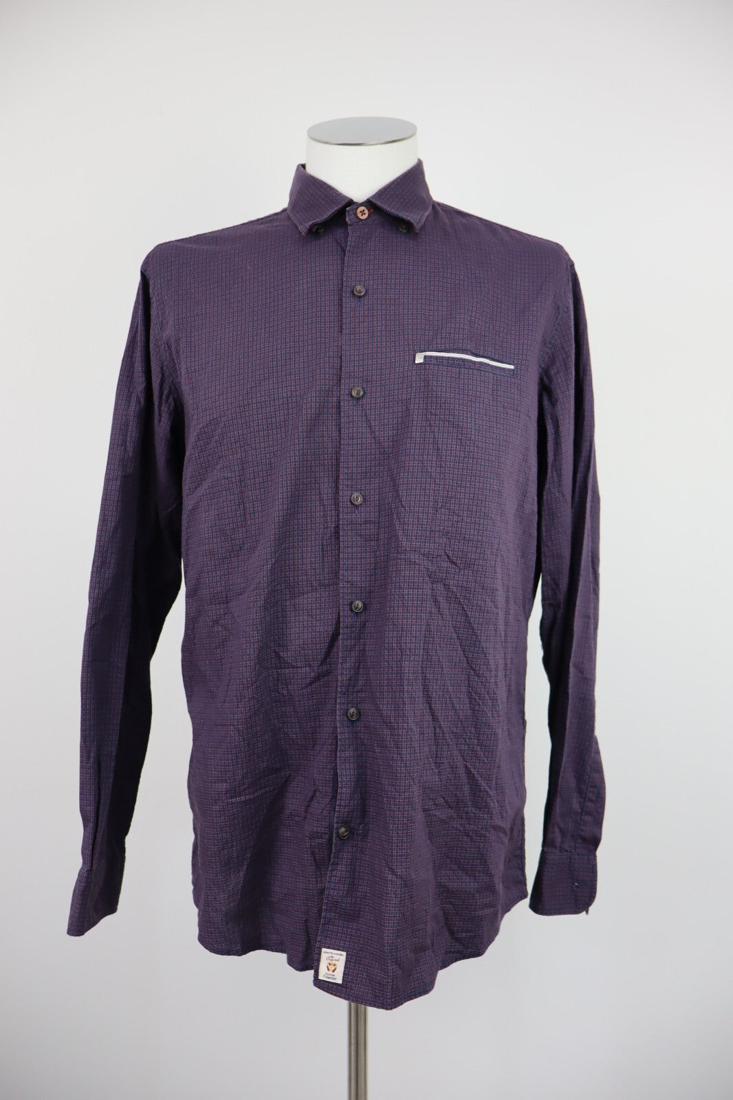 PIERRE CARDIN CAMICIA UOMO TG L MAN CASUAL VINTAGE SHIRT COTONE COTTON