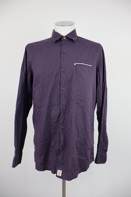 PIERRE CARDIN CAMICIA UOMO TG L MAN CASUAL VINTAGE SHIRT COTONE COTTON