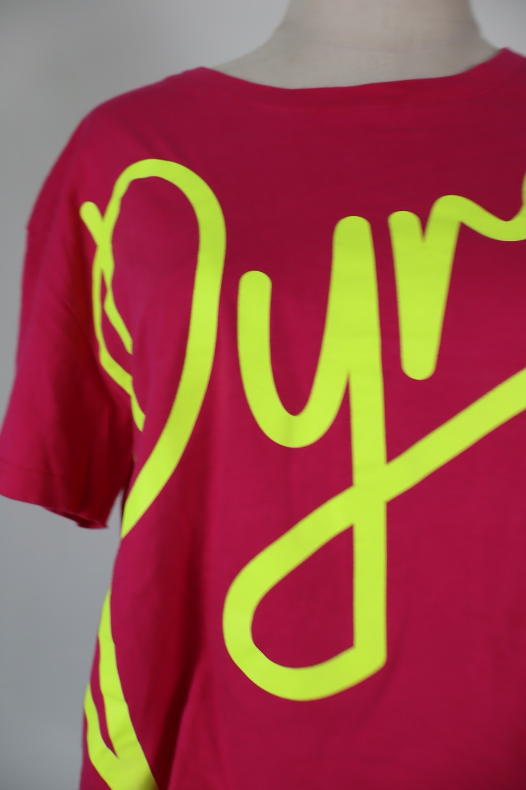 PYREX MAGLIA DONNA TG S WOMAN CASUAL VINTAGE T-SHIRT COTONE COTTON BIG LOGO