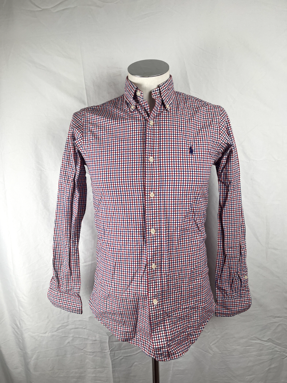 RALPH LAUREN CAMICIA UOMO COTONE TG. XS MAN CASUAL VINTAGE COTTON SHIRT