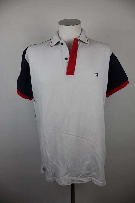 TRU TRUSSARDI MAGLIA POLO UOMO COTONE TG. 2XL MAN COTTON SHIRT CASUAL VINTAGE