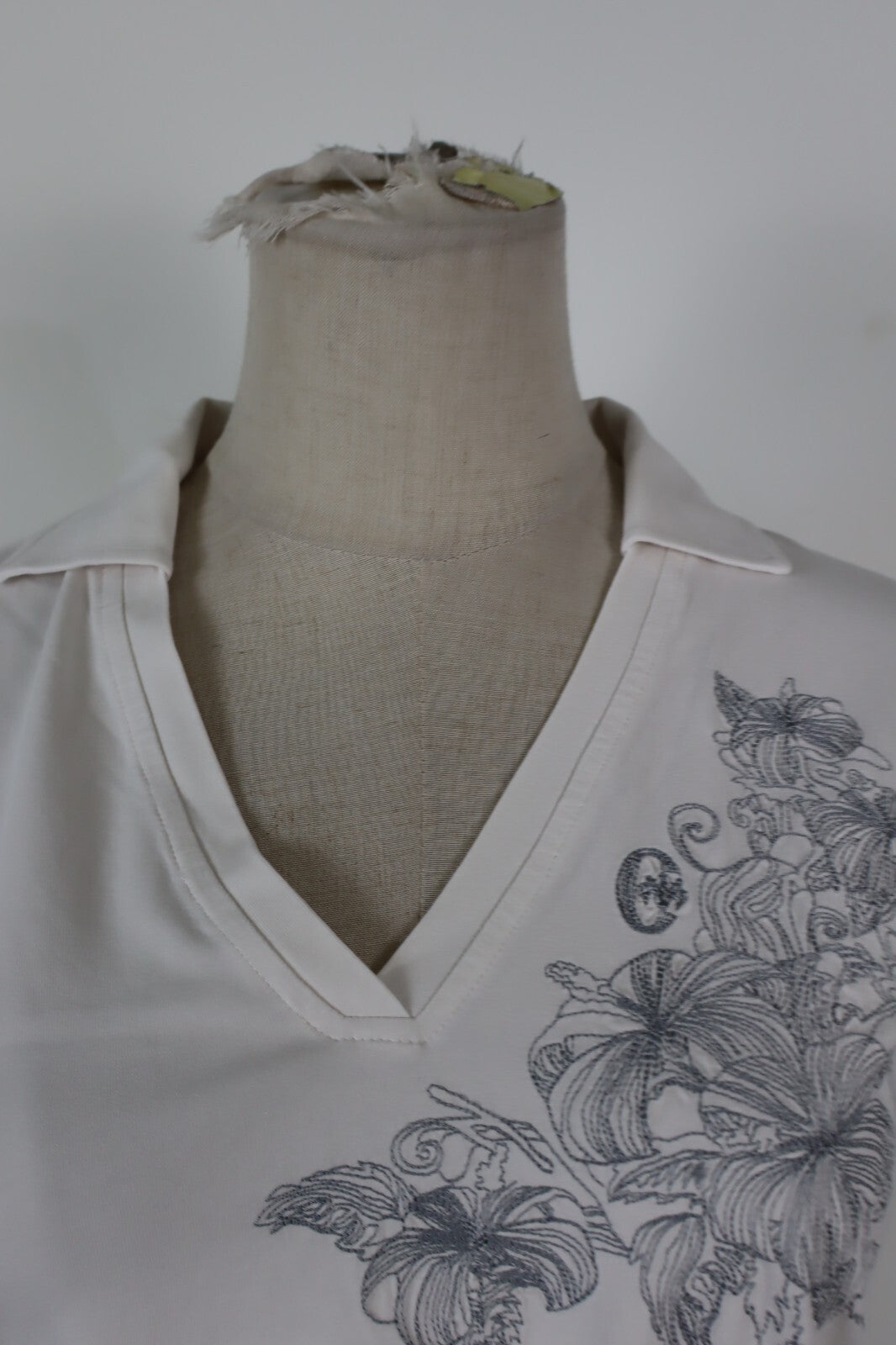 CONTE OF FLORENCE POLO MAGLIA DONNA TG L WOMAN CASUAL VINTAGE T-SHIRT COTONE