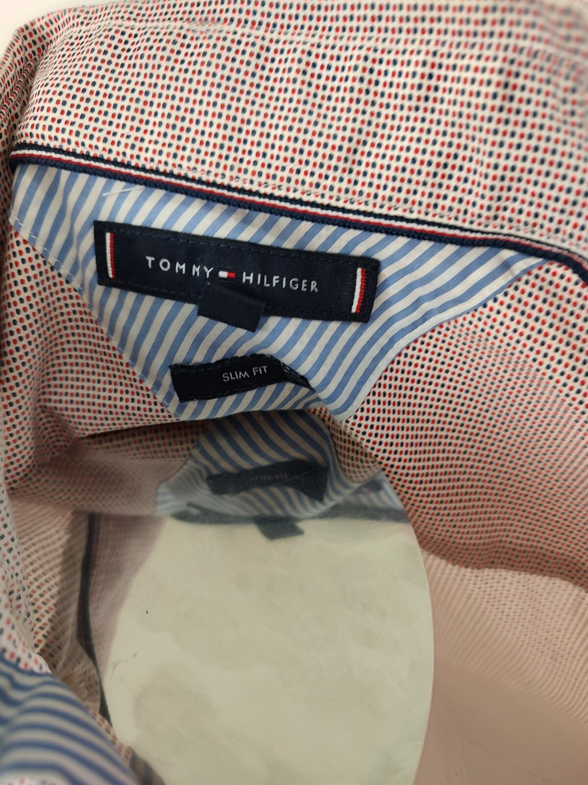 TOMMY HILFIGER CAMICIA UOMO TG M MAN SHIRT CASUAL VINTAGE COTONE