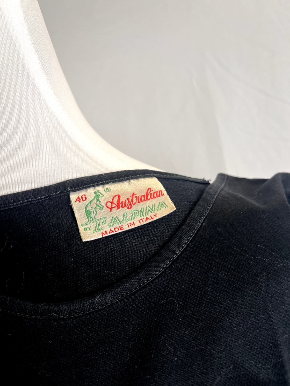 AUSTRALIAN MAGLIA DONNA TG. 46 WOMAN CASUAL VINTAGE T-SHIRT COTONE COTTON