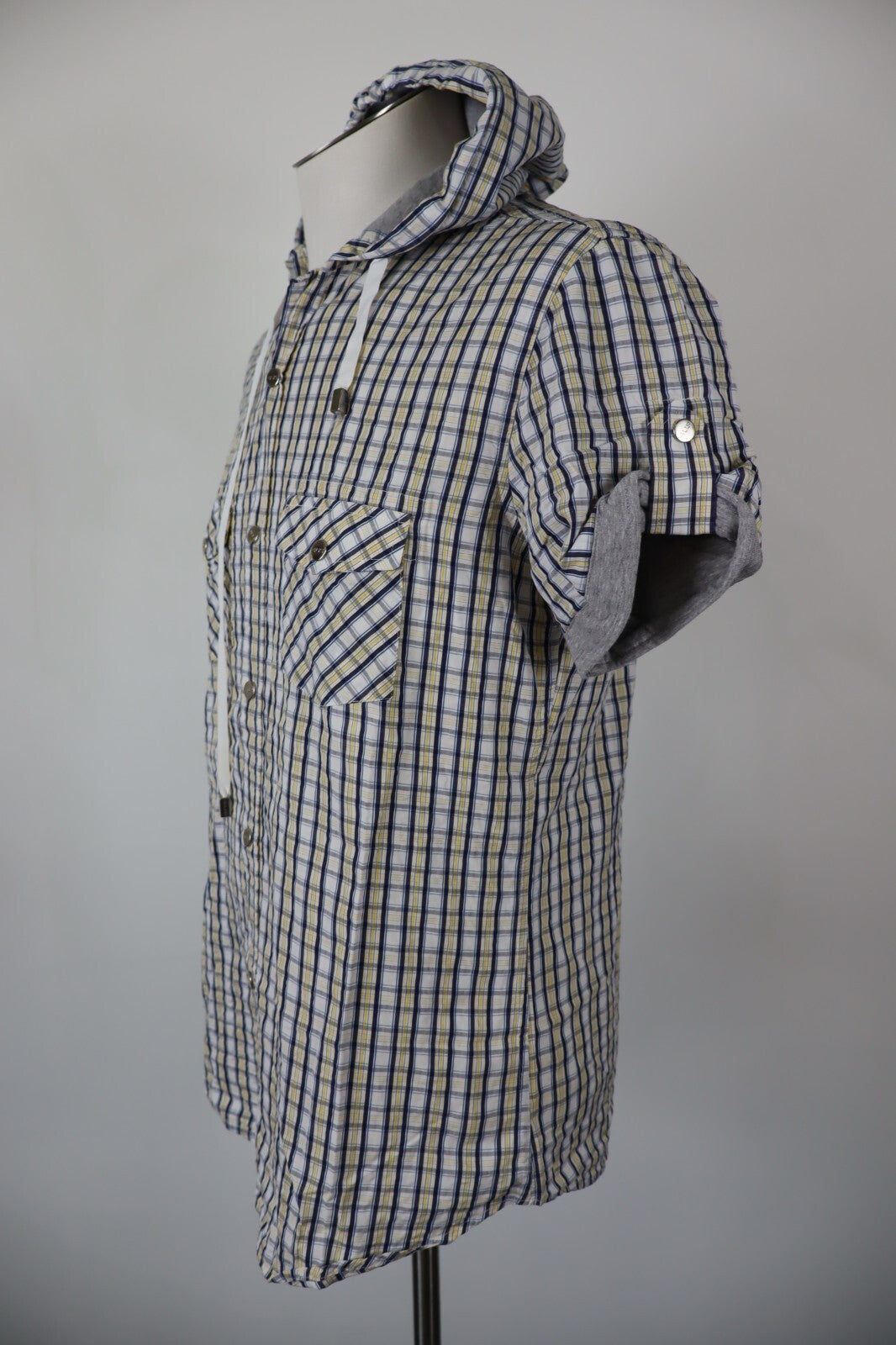 PACIOTTI 4US CAMICIA UOMO COTONE TG. 46 MAN CASUAL VINTAGE COTTON SHIRT
