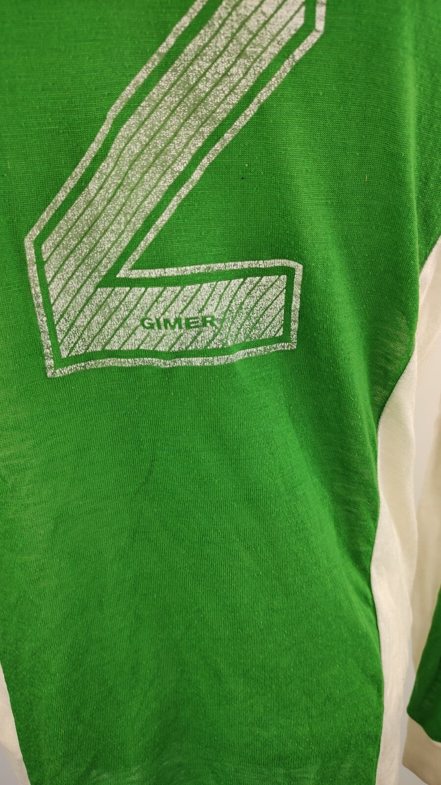 GIMER N. 2 MAGLIA CALCIO UOMO Tg M SOCCER TRIKOT MAN JERSEY ACRILICO