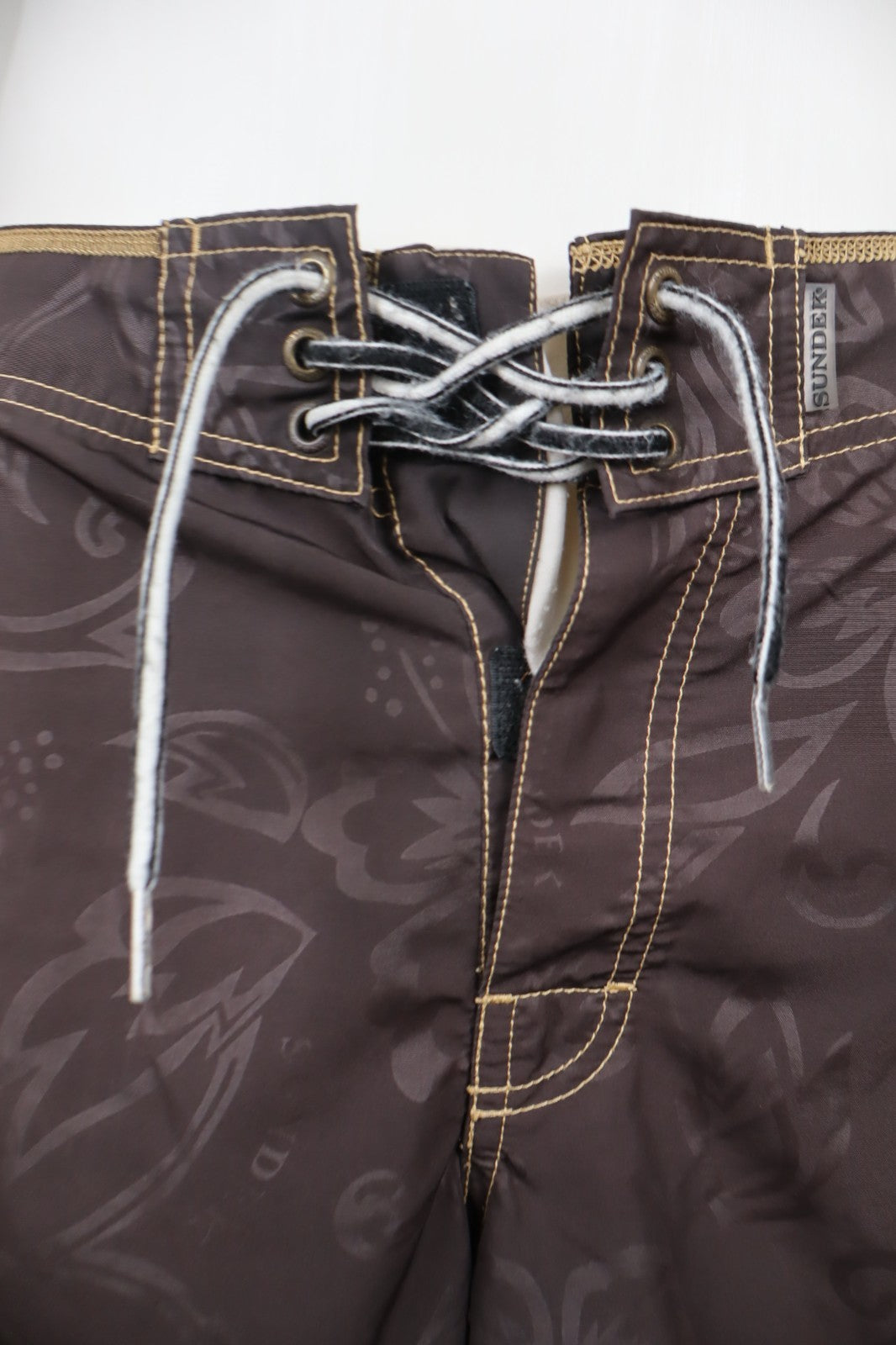 SUNDEK COSTUME PANTALONCINO MARE UOMO TG 37 MEN SWIMSUIT VINTAGE CASUAL