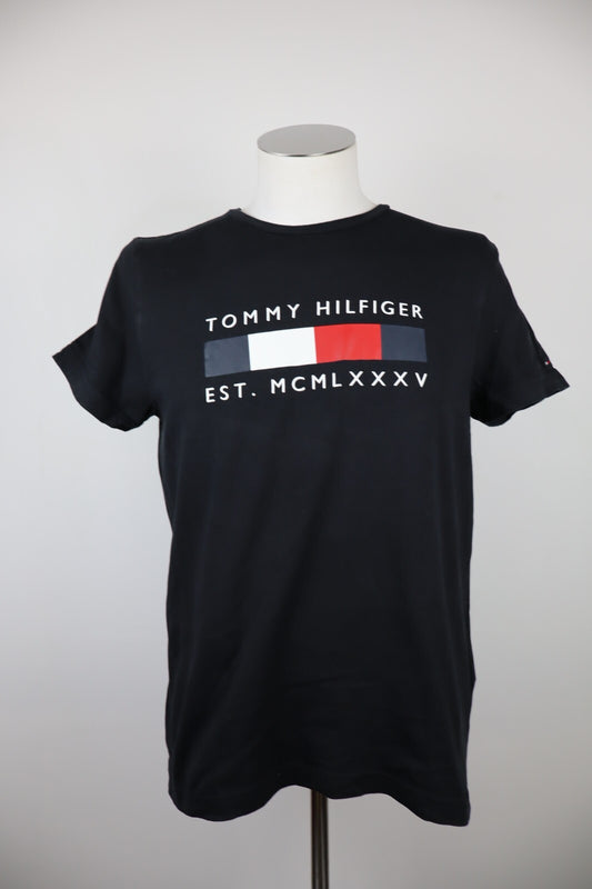 TOMMY HILFIGER MAGLIA UOMO TG. M MAN T-SHIRT VINTAGE CASUAL COTONE COTTON LOGO