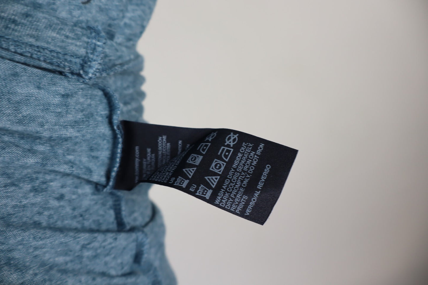 TOMMY HILFIGER MAGLIA SMANICATA UOMO TG L MAN T-SHIRT CASUAL VINTAGE COTONE