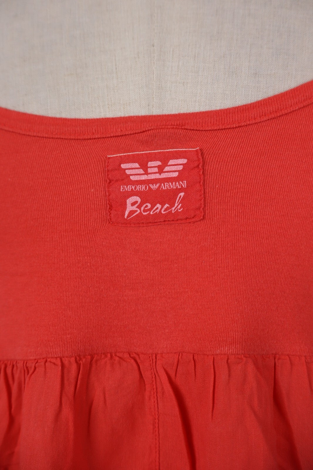 EMPORIO ARMANI SWIMWEAR MAGLIA CANOTTA DONNA XS WOMAN CASUAL VINTAGE TOP T-SHIRT