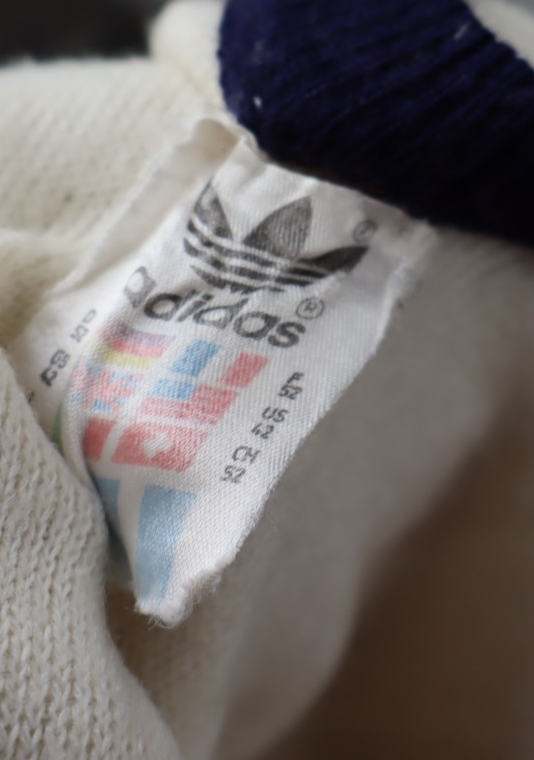 ADIDAS '80S MAGLIONE MAGLIA LANA DONNA Tg. 52 WOMAN CASUAL WOOL SWEATER VINTAGE