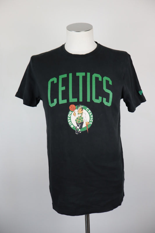 NEW ERA BOSTON CELTICS MAGLIA UOMO TG M MAN T-SHIRT CASUAL VINTAGE COTONE COTTON