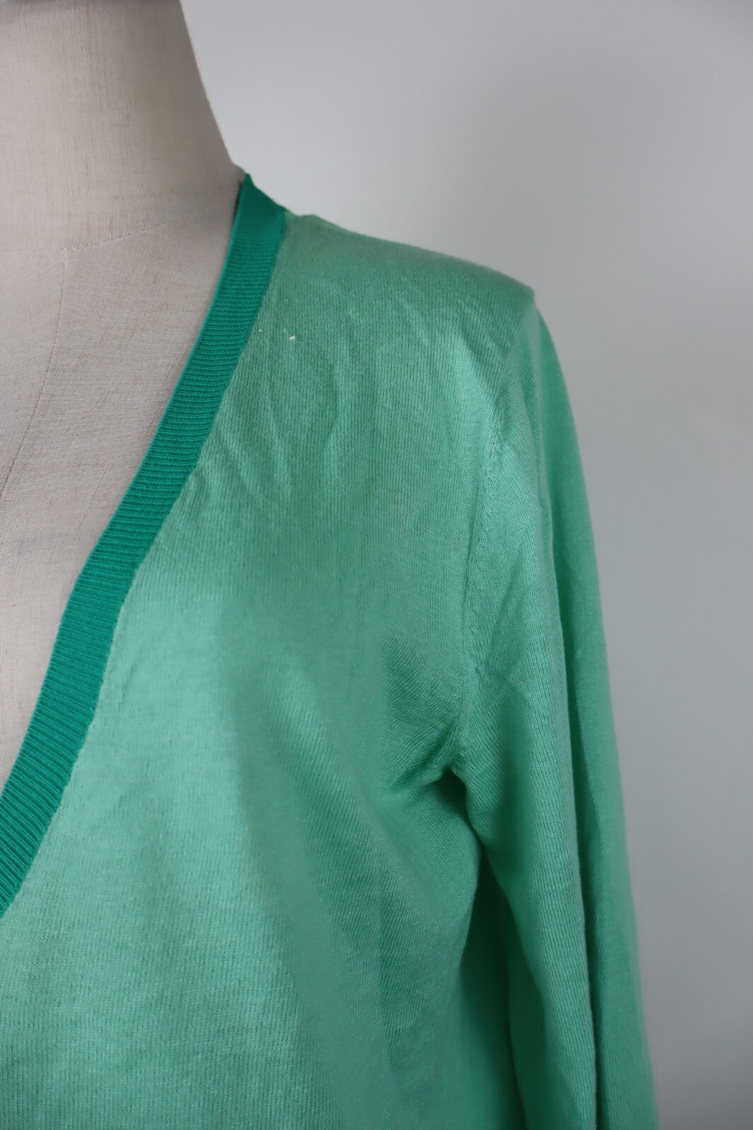 TOMMY HILFIGER CARDIGAN MAGLIONE COTONE DONNA Tg. L WOMAN CASUAL SWEATER