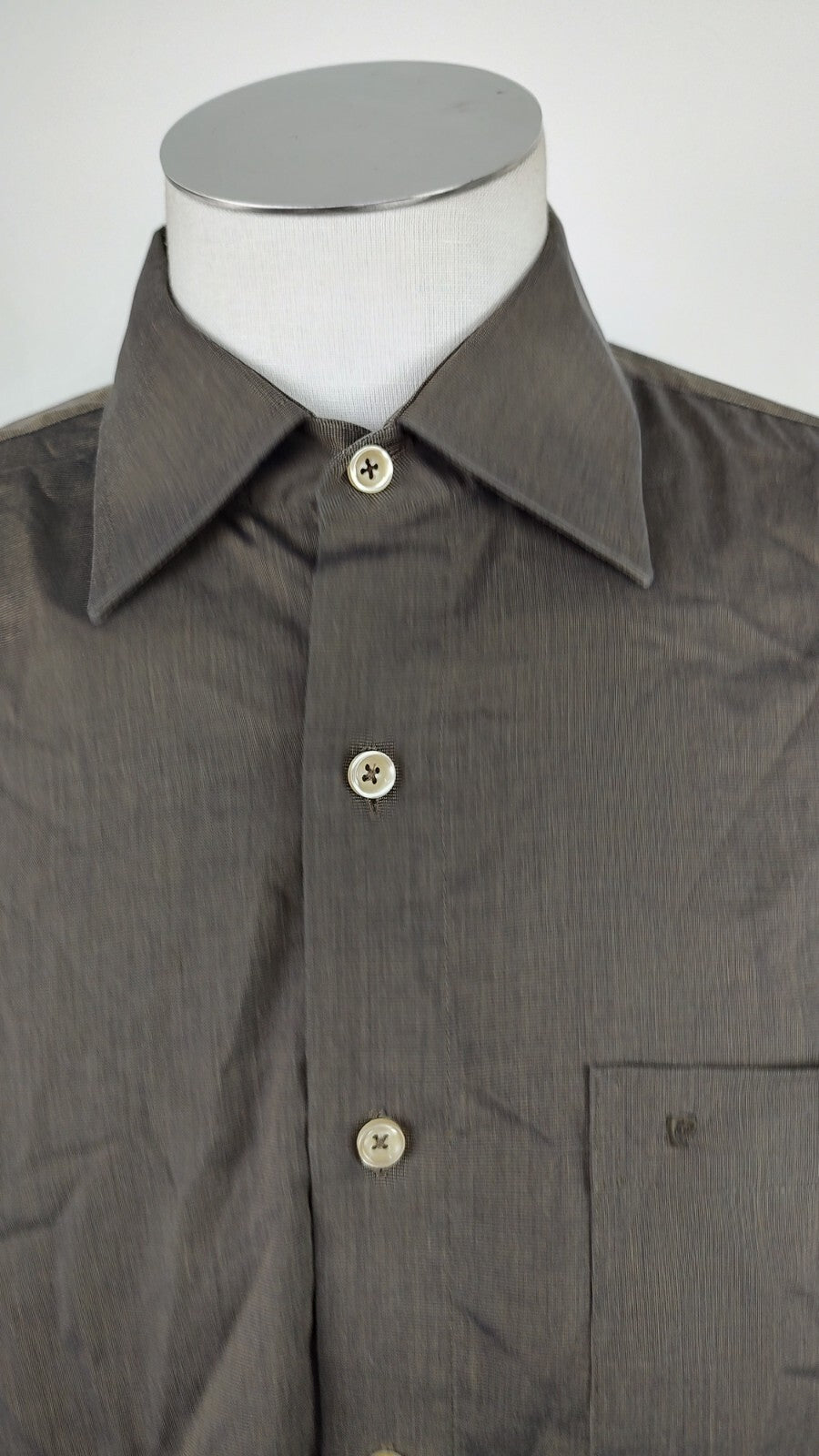 PIERRE CARDIN CAMICIA SHIRT UOMO Tg 41 MAN VINTAGE CASUAL COTONE