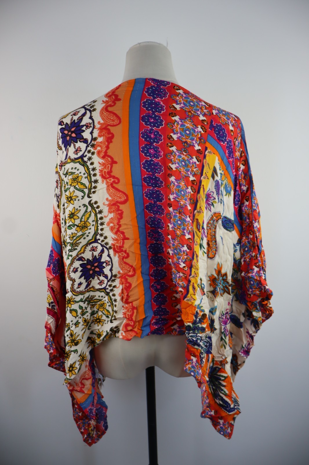 DESIGUAL DONNA MAGLIA TG L WOMAN SHIRT CASUAL VINTAGE TOP MAGLIETTA PATCHWORK