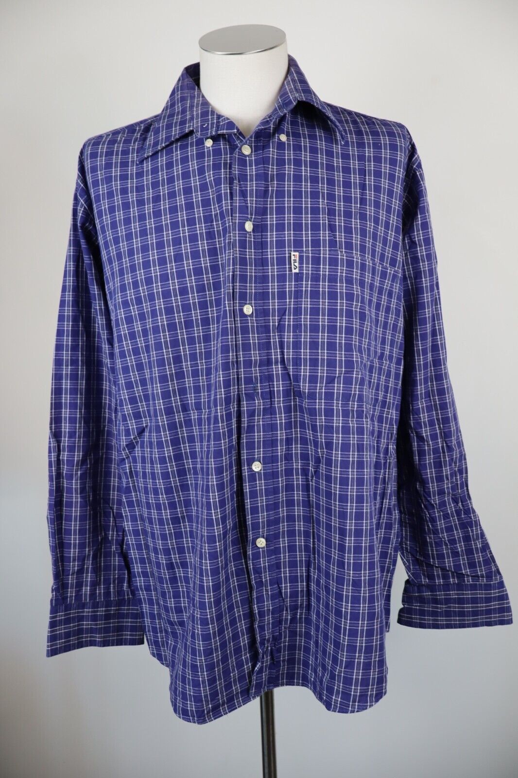 FILA CAMICIA UOMO COTONE TG. L MAN CASUAL VINTAGE COTTON SHIRT