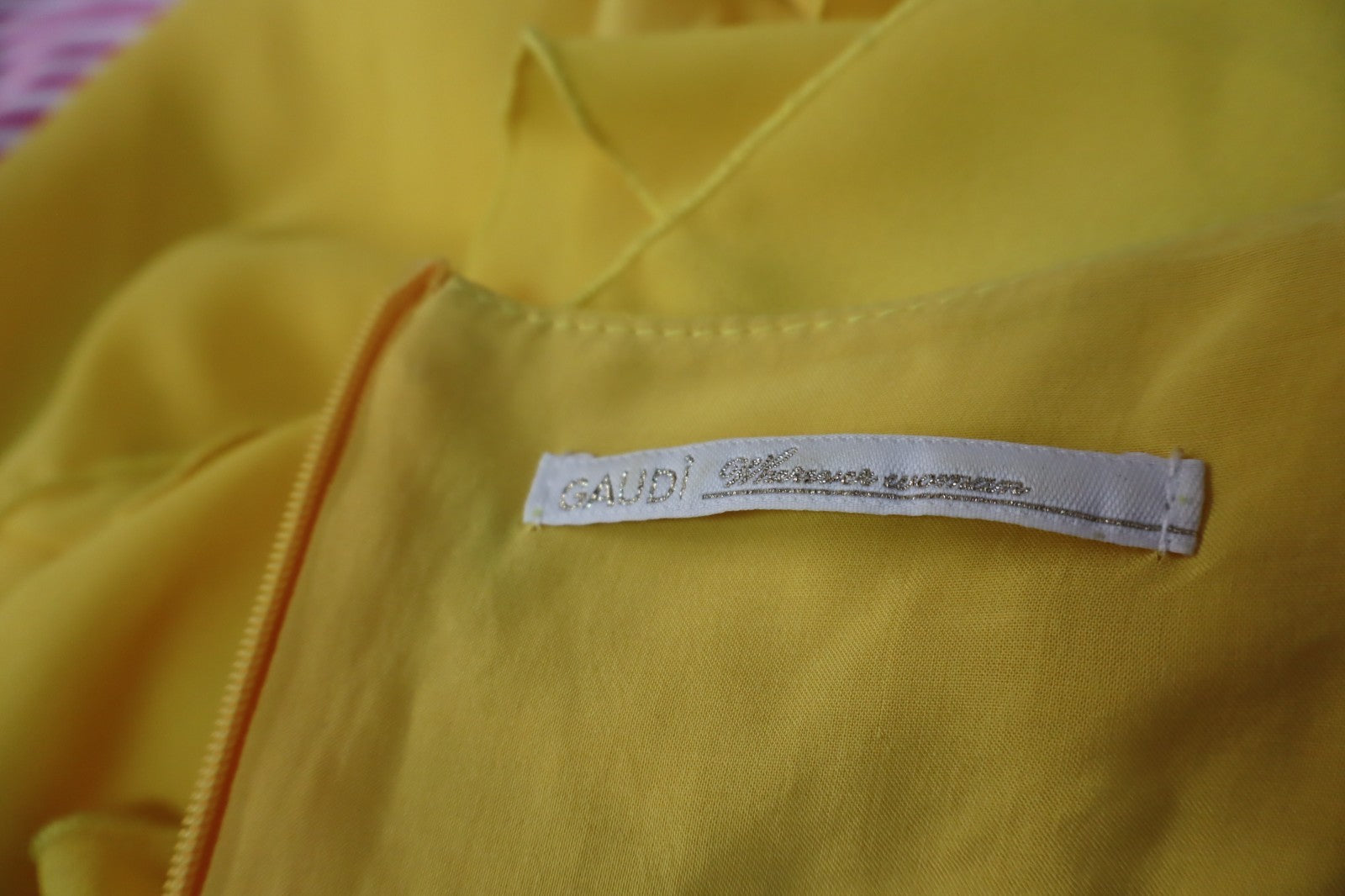 GAUDI' VESTITO SMANICATO DONNA TG. 42 WOMAN CASUAL VINTAGE DRESS POLI VISCOSA
