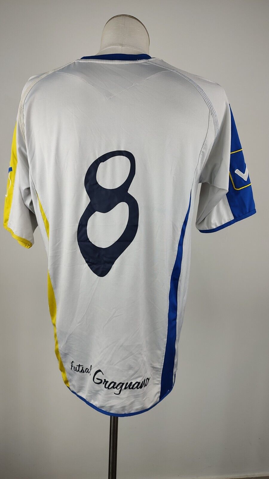 GIVOVA GRAGNANO N 8 MAGLIA CALCIO A CINQUE UOMO Tg L SOCCER TRIKOT MAN JERSEY