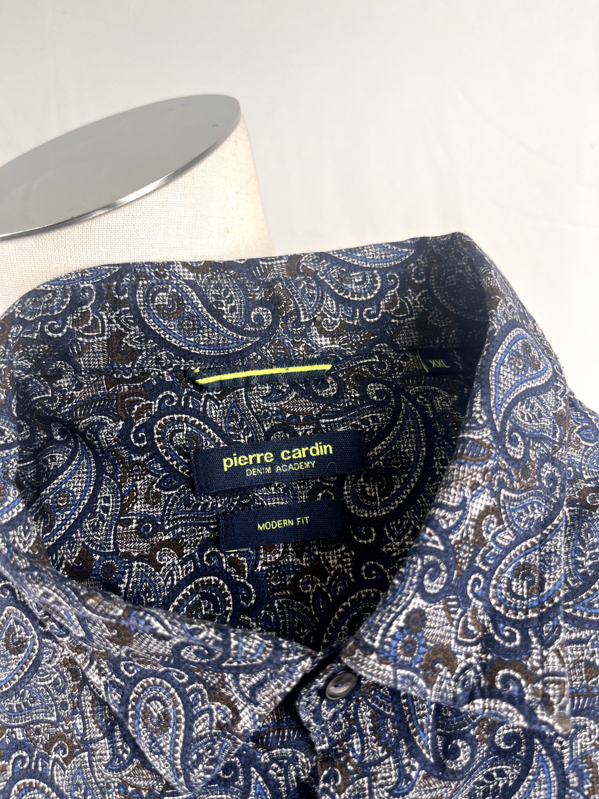 PIERRE CARDIN CAMICIA UOMO TG. 2XL MAN CASUAL VINTAGE SHIRT COTONE COTTON