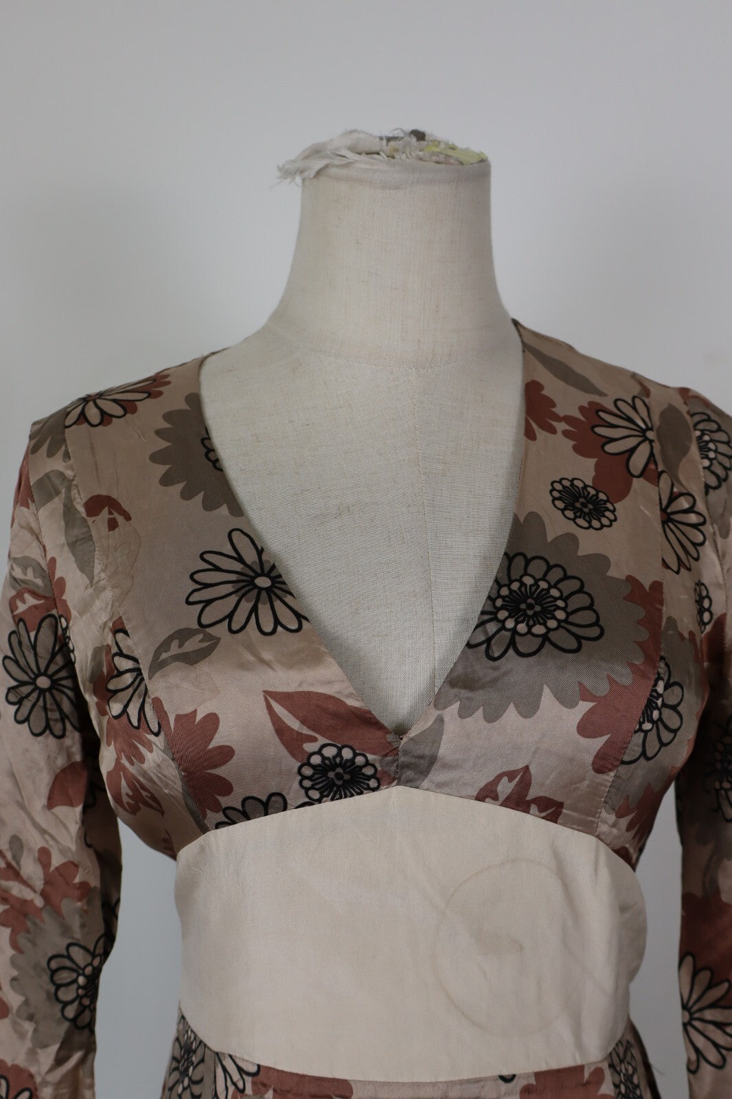 SIMONA BARBIERI TWINSET VESTITO DONNA TG 4M WOMAN CASUAL VINTAGE DRESS