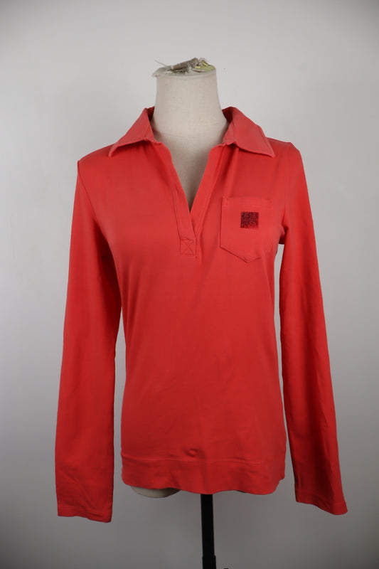 LIU JO POLO MAGLIA DONNA TG. M WOMAN T-SHIRT CASUAL VINTAGE COTONE COTTON