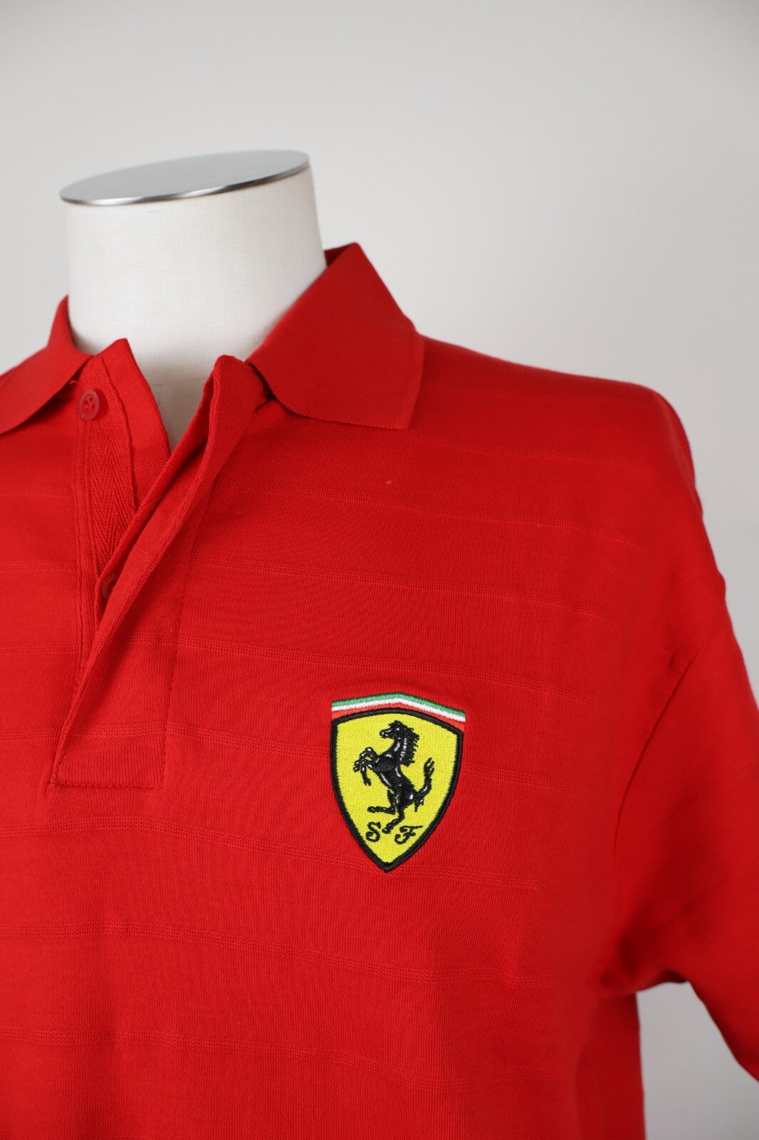 FERRARI FORMULA 1 F1 POLO MAGLIA UOMO Tg M MAN VINTAGE SPORT CON TAG COTONE